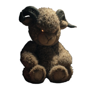 Evil Teddy Sheep Vinyl Car Decal Sticker – Waterproof & UV-Resistant 