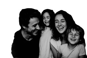 Happy Family Photo V3 Vinyl Car Decal Sticker – Waterproof & UV-Resistant 