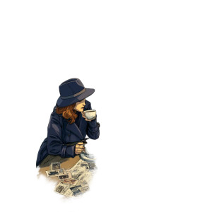 Noir Detective Scene V4 Vinyl Car Decal Sticker – Waterproof & UV-Resistant 