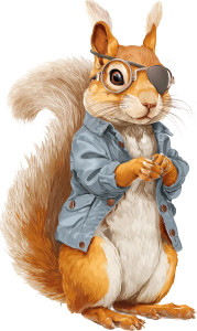 Pirate Squirrel Vinyl Car Decal Sticker – Waterproof & UV-Resistant Pirate Squirrel Vinyl Car Decal Sticker – Waterproof & UV-Resistant