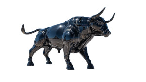 Glossy Black Bull Vinyl Car Decal Sticker – Waterproof & UV-Resistant 