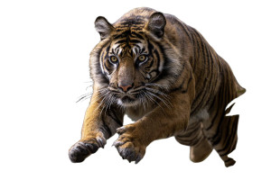 Leaping Tiger V7 Vinyl Car Decal Sticker – Waterproof & UV-Resistant 