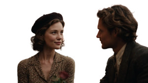 Parisian Romance Vinyl Car Decal Sticker – Waterproof & UV-Resistant 