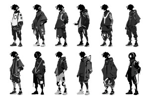 Techwear Mage Silhouette Vinyl Car Decal Sticker – Waterproof & UV-Resistant 