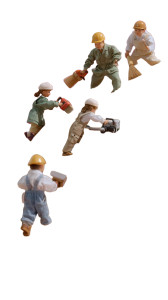 Tiny Hair Artists Vinyl Car Decal Sticker – Waterproof & UV-Resistant 