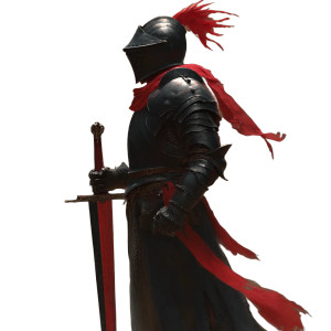 Fantasy Knight V30 Vinyl Car Decal Sticker – Waterproof & UV-Resistant 