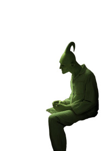 Evil Green Demon Vinyl Car Decal Sticker – Waterproof & UV-Resistant 