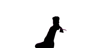 Anime Man Silhouette Vinyl Car Decal Sticker – Waterproof & UV-Resistant 