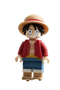 Lego Luffy Vinyl Car Decal Sticker – Waterproof & UV-Resistant 