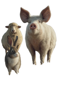Farm Animal Portrait Vinyl Car Decal Sticker – Waterproof & UV-Resistant Farm Animal Portrait Vinyl Car Decal Sticker – Waterproof & UV-Resistant