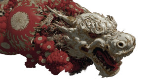 Monster Samurai Attack Vinyl Car Decal Sticker – Waterproof & UV-Resistant 