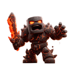 Lava Warrior Roar Vinyl Car Decal Sticker – Waterproof & UV-Resistant 