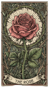 The Rose V2 Vinyl Car Decal Sticker – Waterproof & UV-Resistant 