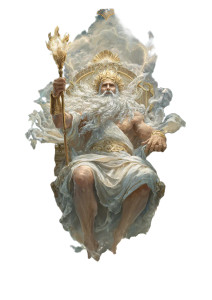 Zeus On Throne V16 Vinyl Car Decal Sticker – Waterproof & UV-Resistant 
