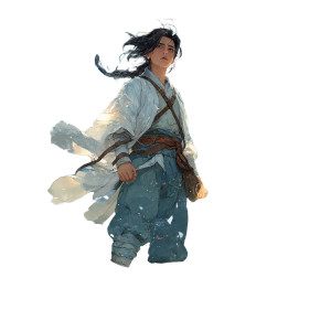 Mystical Sword Hero Vinyl Car Decal Sticker – Waterproof & UV-Resistant 