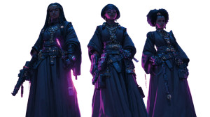 Cyberpunk Monks Vinyl Car Decal Sticker – Waterproof & UV-Resistant 