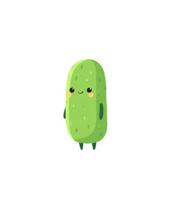 Cute Cartoon Pickle Vinyl Car Decal Sticker – Waterproof & UV-Resistant Cute Cartoon Pickle Vinyl Car Decal Sticker – Waterproof & UV-Resistant