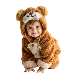 Baby In Bear Suit Vinyl Car Decal Sticker – Waterproof & UV-Resistant 