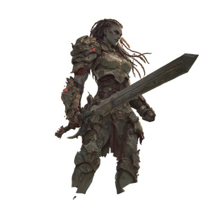 Goliath Rune Knight Vinyl Car Decal Sticker – Waterproof & UV-Resistant 