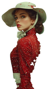 Scarlett O'Hara Constellation V2 Vinyl Car Decal Sticker – Waterproof & UV-Resistant 