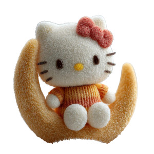 Plasticine Hello Kitty Vinyl Car Decal Sticker – Waterproof & UV-Resistant 