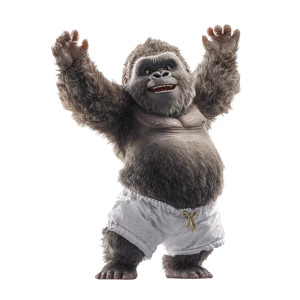 Smiling Gorilla V2 Vinyl Car Decal Sticker – Waterproof & UV-Resistant 