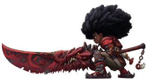 Monster Hunter Afro V2 Vinyl Car Decal Sticker – Waterproof & UV-Resistant Monster Hunter Afro V2 Vinyl Car Decal Sticker – Waterproof & UV-Resistant
