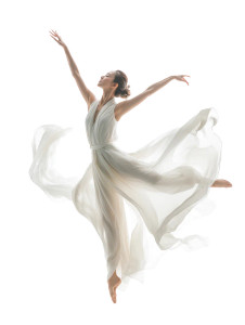 Floating Asian Dancer Vinyl Car Decal Sticker – Waterproof & UV-Resistant 