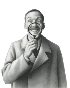 Retro Scientist Diagram Vinyl Car Decal Sticker – Waterproof & UV-Resistant 