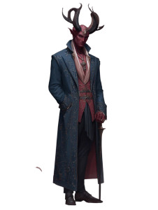 Handsome Demon V2 Vinyl Car Decal Sticker – Waterproof & UV-Resistant 