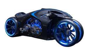 Futuristic Bugatti Motorcycle Vinyl Car Decal Sticker – Waterproof & UV-Resistant 