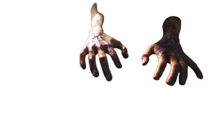 Resisting Hands Vinyl Car Decal Sticker – Waterproof & UV-Resistant 