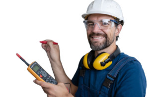 Electrician At Work V12 Vinyl Car Decal Sticker – Waterproof & UV-Resistant 