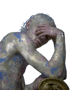 Fractured Human Form Vinyl Car Decal Sticker – Waterproof & UV-Resistant 