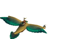 Golden Winged Rider Vinyl Car Decal Sticker – Waterproof & UV-Resistant 