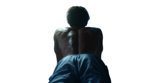 Korean Man Exercising Vinyl Car Decal Sticker – Waterproof & UV-Resistant 