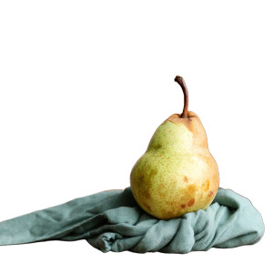 Green Pear Napkin Vinyl Car Decal Sticker – Waterproof & UV-Resistant 