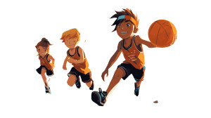 Summer Basketball Camp Vinyl Car Decal Sticker – Waterproof & UV-Resistant 