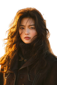 Korean Woman Model V5 Vinyl Car Decal Sticker – Waterproof & UV-Resistant 