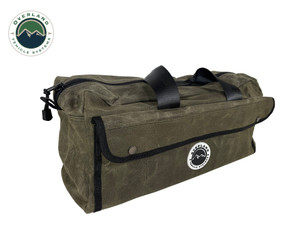 Overland Vehicle Systems Duffel Style Gear Bag | Heavy-Duty Ballistic Buckles|Spacious Pockets|Waxed Canvas