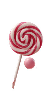 Pink Lollipop Vinyl Car Decal Sticker – Waterproof & UV-Resistant 