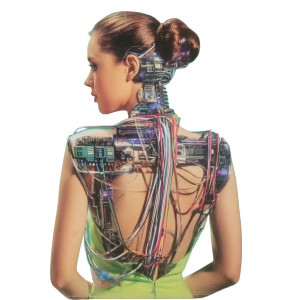 Cybernetic Woman V6 Vinyl Car Decal Sticker – Waterproof & UV-Resistant 