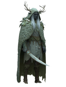 Druid Wood Elf Vinyl Car Decal Sticker – Waterproof & UV-Resistant 