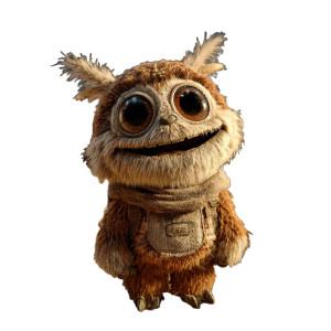 Fluffy Labubu Character Vinyl Car Decal Sticker – Waterproof & UV-Resistant 