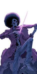 Retro Anime Skeleton Vinyl Car Decal Sticker – Waterproof & UV-Resistant 