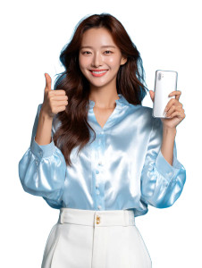 Confident Korean Woman V18 Vinyl Car Decal Sticker – Waterproof & UV-Resistant 