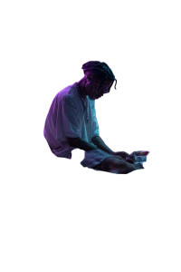 Surreal Rapper Scene Vinyl Car Decal Sticker – Waterproof & UV-Resistant 