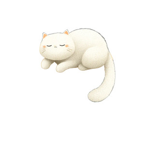 Sleeping Moon Cat V5 Vinyl Car Decal Sticker – Waterproof & UV-Resistant 