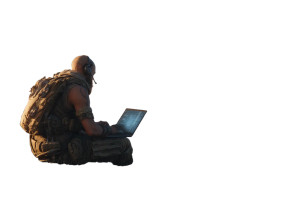 Gaming Soldier Dawn Vinyl Car Decal Sticker – Waterproof & UV-Resistant 