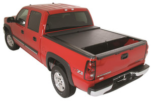 Protect Your Gear with Roll-N-Lock Tonneau Cover | Manual Retractable and Lockable | Black Vinyl Design Protect Your Gear with Roll-N-Lock Tonneau Cover | Manual Retractable and Lockable | Black Vinyl Design